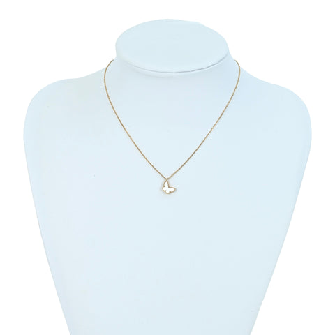 [Pre-owned] Van Cleef & Arpels K18YG SWEET PAPILLON Necklace 2.9g