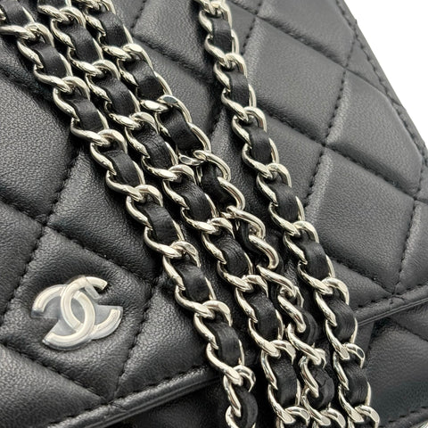 [Pre-owned] CHANEL Chain Wallet Shoulder Bag, 31 Series (2021), Black, Caviar Skin, Excellent Condition, USED Bag