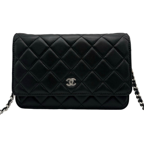 [Pre-owned] CHANEL Chain Wallet Shoulder Bag, 31 Series (2021), Black, Caviar Skin, Excellent Condition, USED Bag