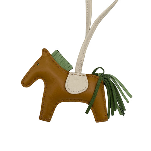 【中古】 Hermes エルメス RODEO CHARM Rodeo Charm charm Sésamo/Vert Criquet/Craie Agneau Milo usado AGNEAU MILO