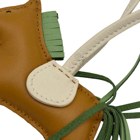 【中古】 Hermes エルメス RODEO CHARM Rodeo Charm charm Sésamo/Vert Criquet/Craie Agneau Milo usado AGNEAU MILO