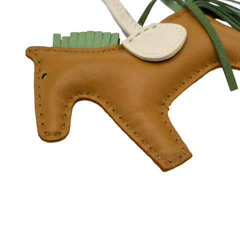 【中古】 Hermes エルメス RODEO CHARM Rodeo Charm charm Sésamo/Vert Criquet/Craie Agneau Milo usado AGNEAU MILO