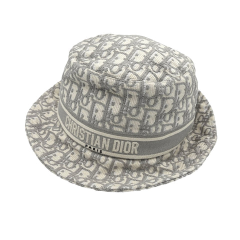 [Excellent Condition] Christian Dior Dior BOB HAT / OBLIQUE HAT 58 USED Hat