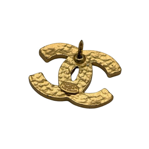 【中古】 CHANEL シャネル COCOMARK PIN BROOCH ココマークピンブローチ ブローチ ゴールド/ブラック GP 中古 GOLD/BLACK