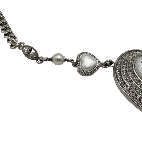 【美品】 CHANEL シャネル NECKLACE ハート ネックレス 小物 中古