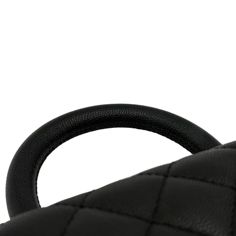 【中古】 CHANEL シャネル COCO HANDLE XXS ココハンドル XXS ハンドバッグ ショルダーバッグ ランダム番(2021年～) ブラック キャビアスキン 中古 USED バッグ