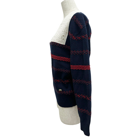【美品】 CHANEL シャネル KNITTOPS ニットトップス 38 USED 中古 2021年 CLOTHES アパレル