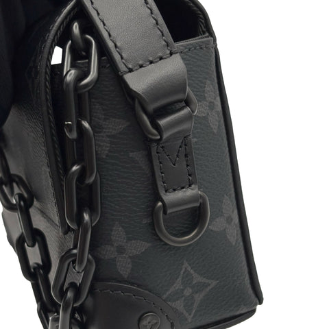 [Excellent Condition] LOUIS VUITTON Steamer Wearable Wallet Shoulder Bag, IC Chip (2021-Present), Black Monogram Eclipse Canvas, Excellent Condition, USED Bag