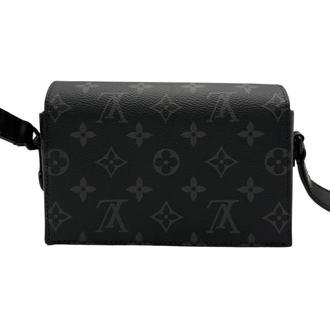 [Excellent Condition] LOUIS VUITTON Steamer Wearable Wallet Shoulder Bag, IC Chip (2021-Present), Black Monogram Eclipse Canvas, Excellent Condition, USED Bag