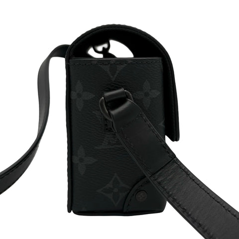 [Excellent Condition] LOUIS VUITTON Steamer Wearable Wallet Shoulder Bag, IC Chip (2021-Present), Black Monogram Eclipse Canvas, Excellent Condition, USED Bag