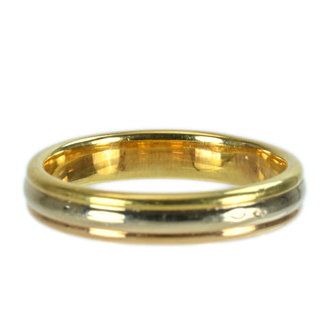 [Pre-owned] CARTIER K18 Three-Color Trinity Wedding Ring 6.1g #19 ONE PRICE