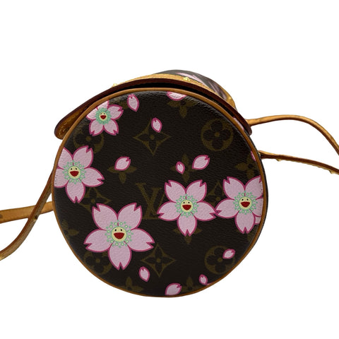 [Pre-owned] LOUIS VUITTON Cherry Blossom Papillon Handbag Monogram/Pink Canvas USED Bag