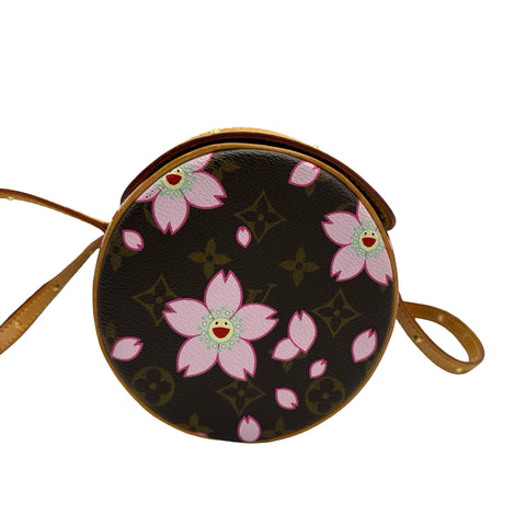 [Pre-owned] LOUIS VUITTON Cherry Blossom Papillon Handbag Monogram/Pink Canvas USED Bag