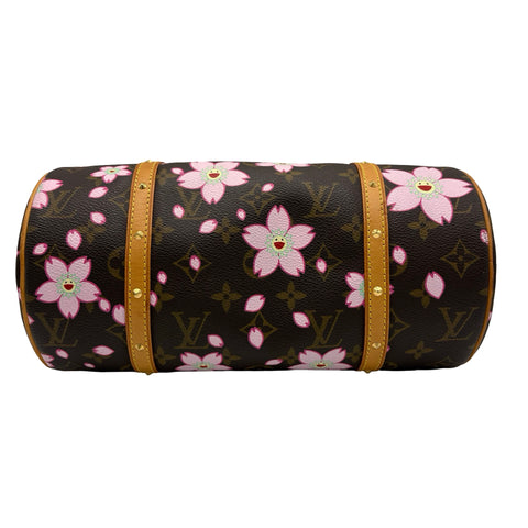[Pre-owned] LOUIS VUITTON Cherry Blossom Papillon Handbag Monogram/Pink Canvas USED Bag
