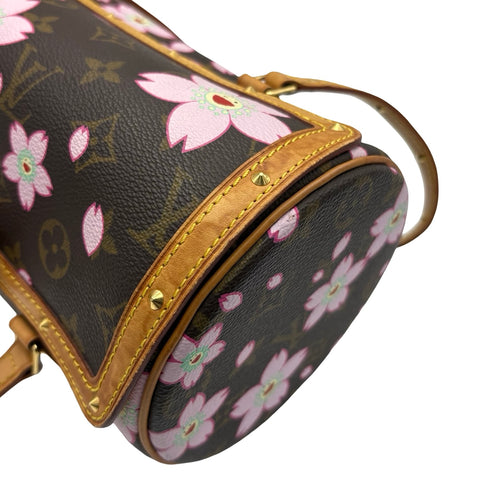 [Pre-owned] LOUIS VUITTON Cherry Blossom Papillon Handbag Monogram/Pink Canvas USED Bag