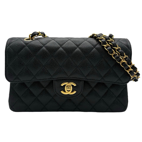 [Excellent Condition] CHANEL MATELASSE 23 Shoulder Bag, IC Chip (2021-), Black, Caviar Skin, Pre-owned