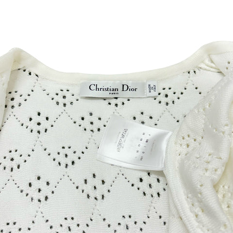 【中古】 Christian Dior Christian Dior CARDIGAN Cárdigan superior 38 USADO ROPA