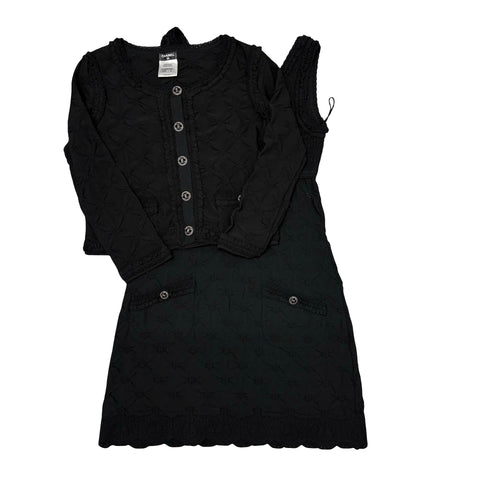 [Pre-owned] CHANEL Dress & Cardigan Setup Size 38 USED 2011 CLOTHES