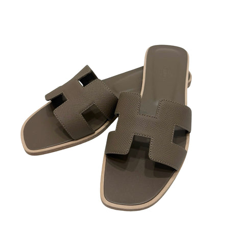 [Brand New] Hermes Oran Sandals, Size 38, New Shoes