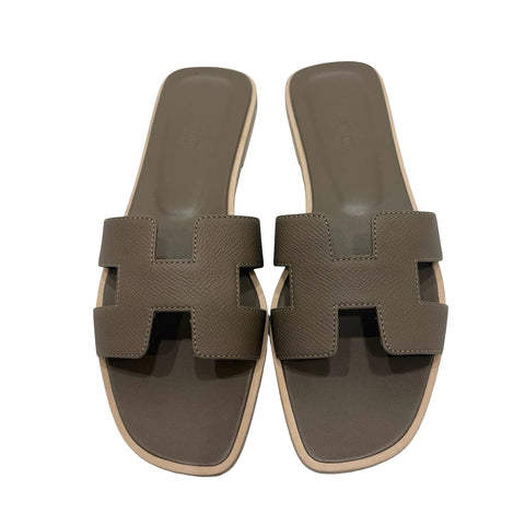 [Brand New] Hermes Oran Sandals, Size 38, New Shoes