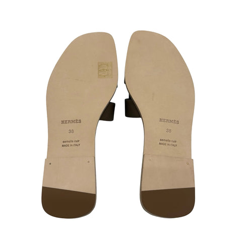 [Brand New] Hermes Oran Sandals, Size 38, New Shoes