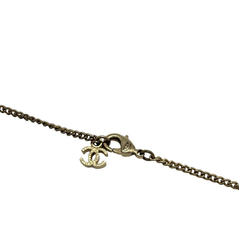 [Pre-owned] CHANEL Round Bijou Necklace CC Logo GP Pre-owned