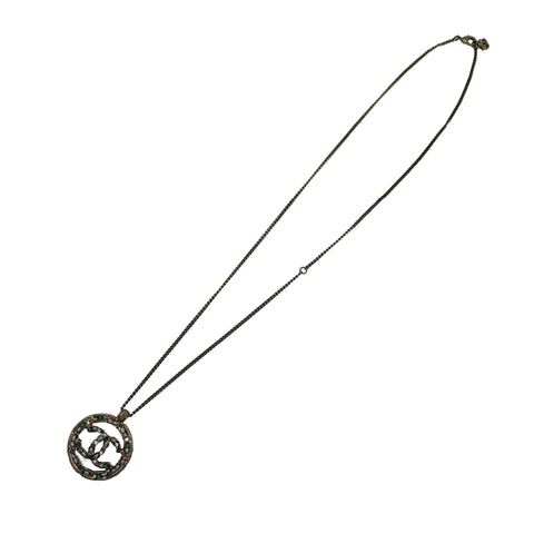 [Pre-owned] CHANEL Round Bijou Necklace CC Logo GP Pre-owned