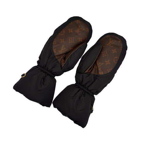 [Pre-owned] LOUIS VUITTON Gloves Black Pre-owned