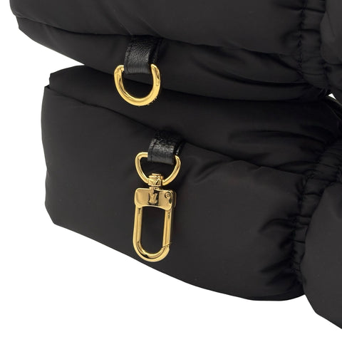 [Pre-owned] LOUIS VUITTON Gloves Black Pre-owned