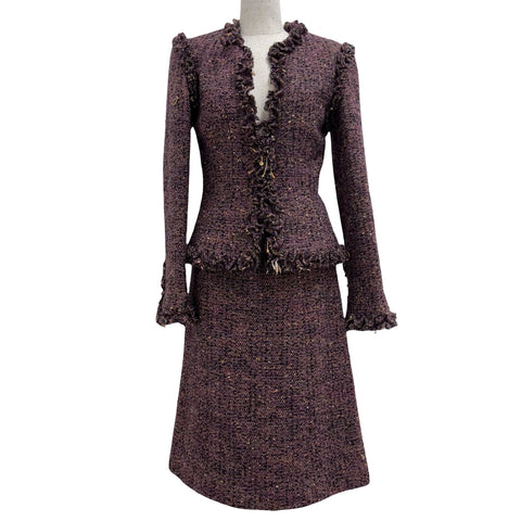 [Pre-owned] CHANEL Set-up Jacket & Skirt 40/42 USED 2003 Clothing