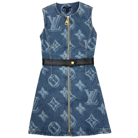 【Excelente estado】 LOUIS VUITTON ルイヴィトン DRESS Vestido 34 USADO Segunda mano ROPA Prendas