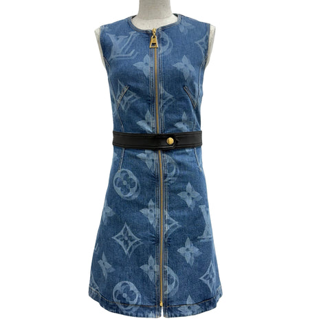 【Excelente estado】 LOUIS VUITTON ルイヴィトン DRESS Vestido 34 USADO Segunda mano ROPA Prendas
