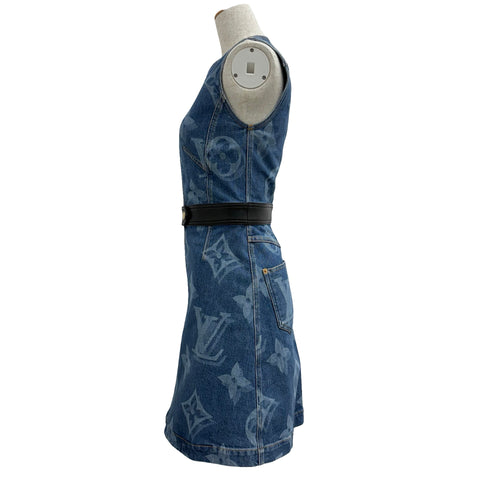 【Excelente estado】 LOUIS VUITTON ルイヴィトン DRESS Vestido 34 USADO Segunda mano ROPA Prendas