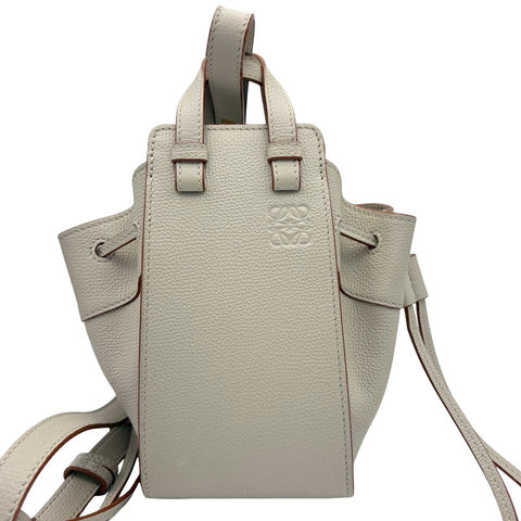 【中古】LOEWE ロエベ HAMMOCK MINI SHOULDER BAG ハンモックミニショルダーバッグ ライトグレー カーフスキン 中古 USED バッグ