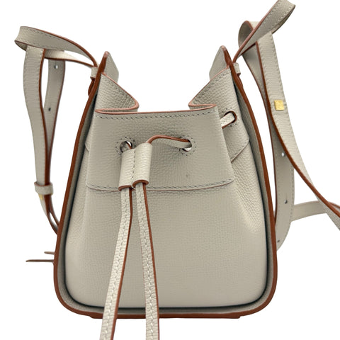 [Pre-owned] LOEWE Hammock Mini Shoulder Bag Light Gray Calfskin Used Bag