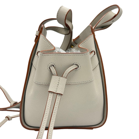 [Pre-owned] LOEWE Hammock Mini Shoulder Bag Light Gray Calfskin Used Bag