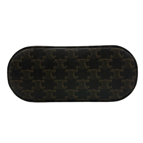 【美品】 CELINE セリーヌ TEEN HONORINE 2WAY SHOULDER BAG ティーンオノリン2WAYショルダーバッグ F・CE1265 ブラウン キャンバス/カーフレザー 中古 USED バッグ