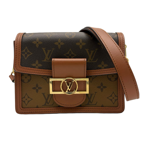 【中古】 LOUIS VUITTON ルイ・ヴィトン DAUPHINE MINI（M44580） ドーフィーヌ ミニ ショルダーバッグ ICチップ(2021年～) モノグラム キャンバス 中古 USED バッグ