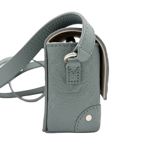 【Usado】 LOUIS VUITTON Louis Vuitton STEAMER WEARABLE WALLET Bolso de hombro con monedero wearable Steamer, chip IC, MISTY LAKE, monograma Taurillon, usado, bolso