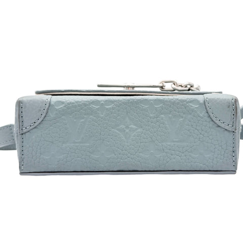 【Usado】 LOUIS VUITTON Louis Vuitton STEAMER WEARABLE WALLET Bolso de hombro con monedero wearable Steamer, chip IC, MISTY LAKE, monograma Taurillon, usado, bolso