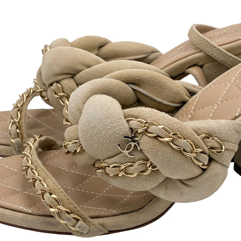 [Used] CHANEL Sandals 37.5 USED Apparel Shoes
