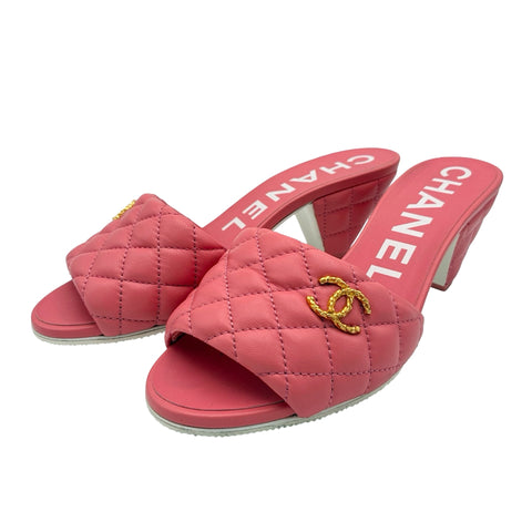 【中古】 CHANEL シャネル MULES Sandalias Mules 37.5 USADO 中古 2022 Zapatos