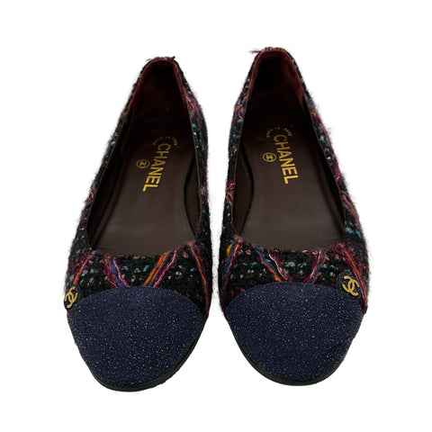 [Used] CHANEL SHOES Ballet Flats 37 USED Shoes