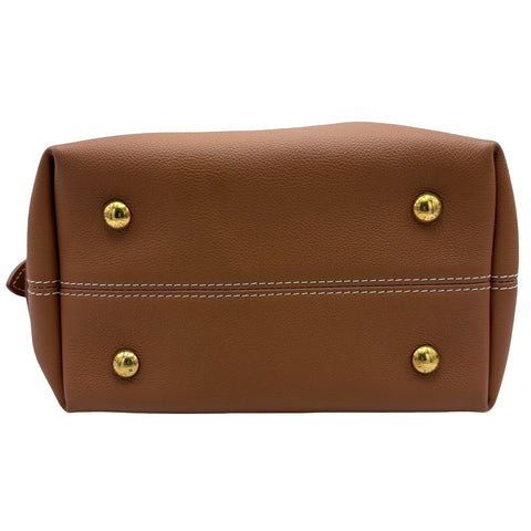 [Used] LOUIS VUITTON Low Key All In BB Shoulder Bag M14416 (IC Chip) Cognac Leather Used Bag