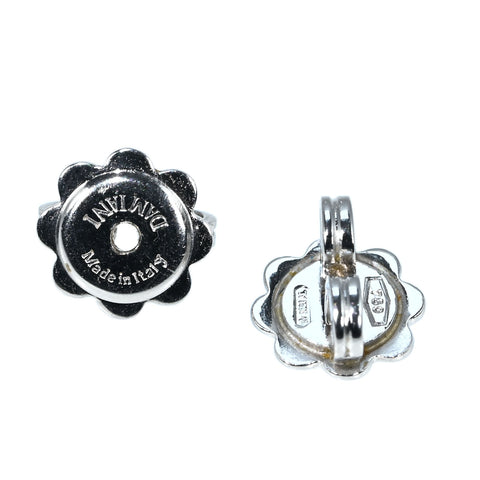 [Used] DAMIANI K18WG/K18PG DIAMOND D ICON 1P DIAMOND EARRINGS D. Icon Cappuccino Ceramic Earrings 13.0g