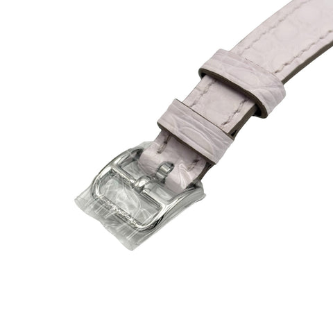 [Brand New] Hermes H WATCH 2025 SS/ALLIGATOR 17 Battery Operated Ladies Watch