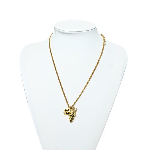 Used CHANEL AFRICAMAP NECKLACE Accessories GP Used