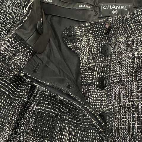 Used CHANEL Tweed Tuck Wide Pants 38 Used 2022 CLOTHES