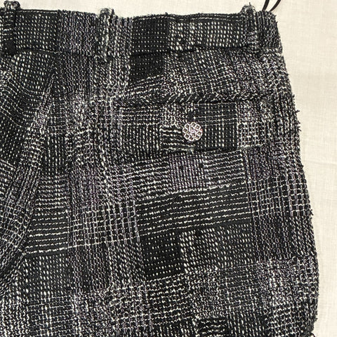 Used CHANEL Tweed Tuck Wide Pants 38 Used 2022 CLOTHES