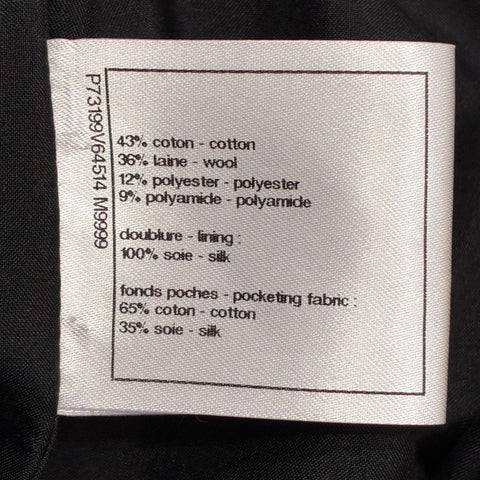 Used CHANEL Tweed Tuck Wide Pants 38 Used 2022 CLOTHES
